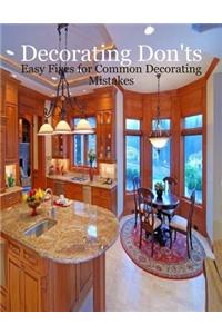 Decorating Don'ts - Easy Fixes for Common Decorating Mistakes