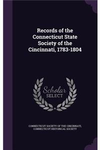 Records of the Connecticut State Society of the Cincinnati, 1783-1804