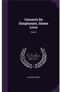 Concerts De Simphonies, Iiieme Livre