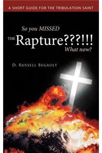 So You Missed the Rapture !!! What Now?