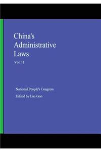 China's Administrative Laws (Vol. II)