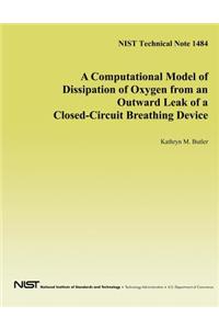 A Computational Model of Dissipation of Oxygen from an Outward Leak of a Closed-Circuit Breathing Device