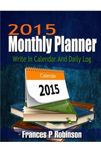 2015 Monthly Planner