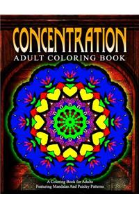 CONCENTRATION ADULT COLORING BOOKS - Vol.20