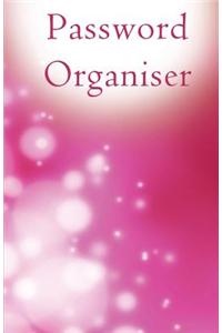 Password Organiser: Password Organiser/ Diary / Notebook Pink