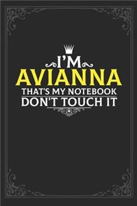 I'm Avianna that's my notebook don't touch it