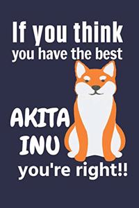 If you think you have the best Akita Inu you're right!!