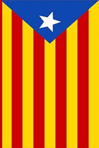 Bandera De La Senyera Estelada Blava
