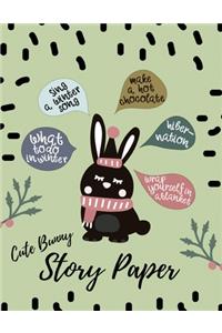 Cute Bunny Story Paper