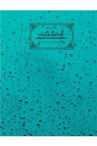 Plain Notebook 8.5 x 11 Inches