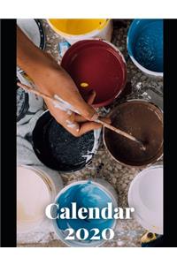 Painter Artist Calendar 2020