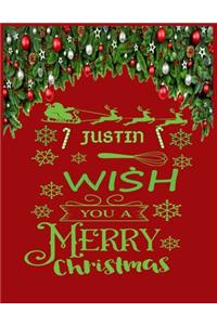 JUSTIN wish you a merry christmas