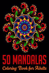 50 Mandalas Coloring Book For Adults