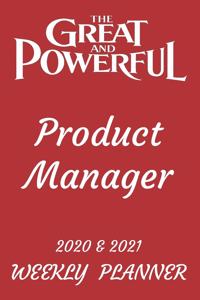 2020 & 2021 Two-Year Daily Planner - Best Gift For Product Manager - Funny Appointment Book - Two Year Weekly Agenda Notebook For Sales Managing Goals