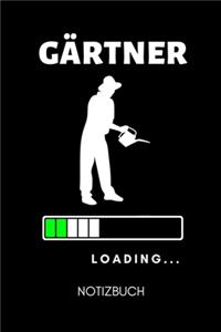 Gärtner Loading... Notizbuch