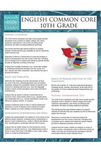 English Common Core 10th Grade (Speedy Study Guides)