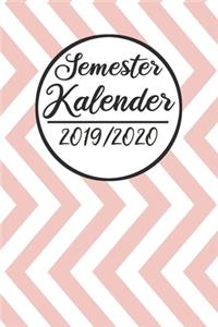 Semester Kalender 2019 / 2020