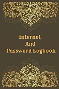 Internet And Password Logbook