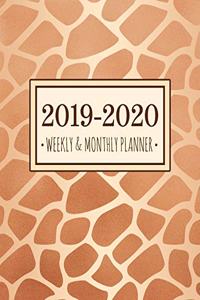 2019-2020 Weekly & Monthly Planner