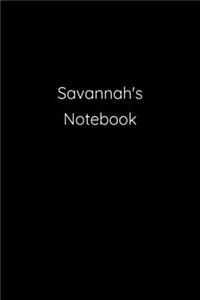 Savannah's Notebook