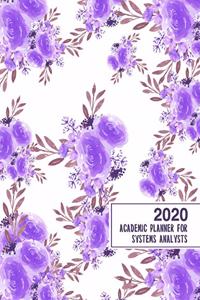 2020 Academic Planner for Systems Analysts