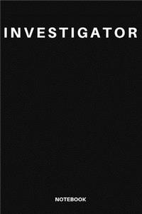 investigator notebook