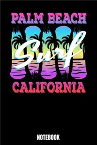 Palm Beach Surf California Notebook