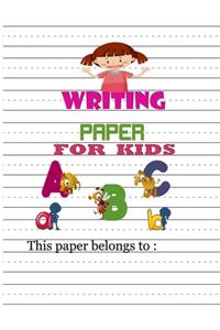 Writing paper for kids
