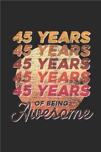 45 Years Of Being Awesome