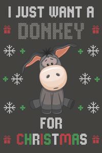 I Just Want A Donkey For Christmas