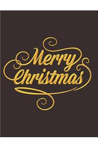 Merry Christmas Notebook Journal