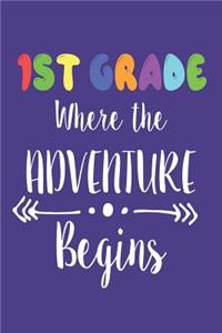 1st Grade Where the Adventure Begins