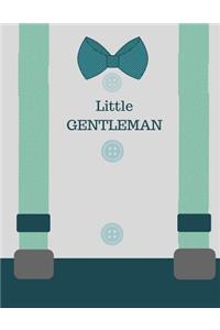 Dapper Little Gentleman in Bow Tie and Suspenders Journal