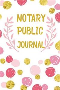 Notary Public Journal