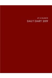 At a Glance Daily Diary 2019