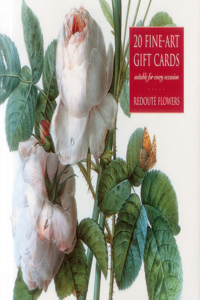 20 Notecards and Envelopes: Redoute Flowers