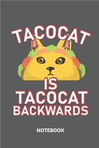 Tacocat Is Tacocat Backwards Notebook