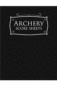 Archery Score Sheets