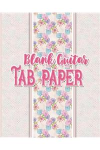 Blank Guitar Tab Paper
