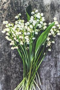 Lilies of the Valley - Blank Notebook