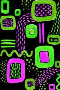 Bullet Journal Notebook Colorful Abstract Pattern 2