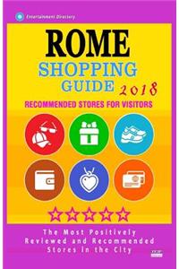 Rome Shopping Guide 2018