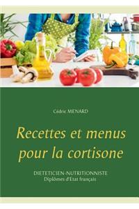 Recettes et menus pour la cortisone