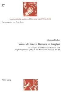 Versus de Sanctis Barlaam Et Josaphat