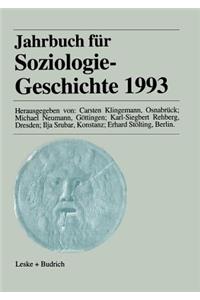 Jahrbuch Für Soziologiegeschichte 1993