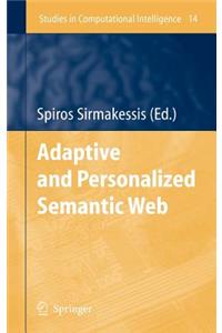 Adaptive and Personalized Semantic Web