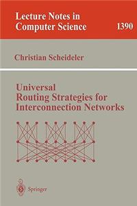 Universal Routing Strategies for Interconnection Networks