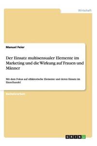 Der Einsatz multisensualer Elemente im Marketing und die Wirkung auf Frauen und Männer