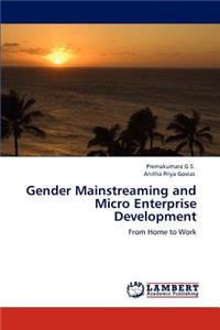 Gender Mainstreaming and Micro Enterprise Development