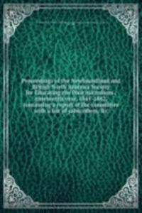 Proceedings of the Newfoundland and British North America Society for Educating the Poor microform